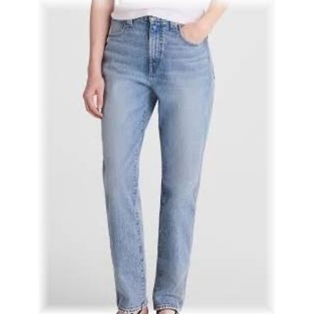 Madewell The Perfect Vintage‎ Jean High Rise Straight Leg Blue Denim Size 26P